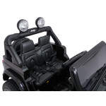 Elektrické autíčko Jeep Wrangler Rubicon Lift 4x4, 24V - čierne
